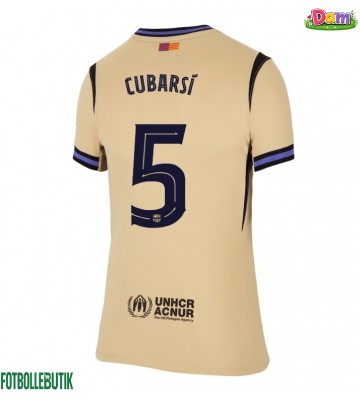 Barcelona Pau Cubarsi #5 Bortatröja Kvinnor 2025-26 Kortärmad